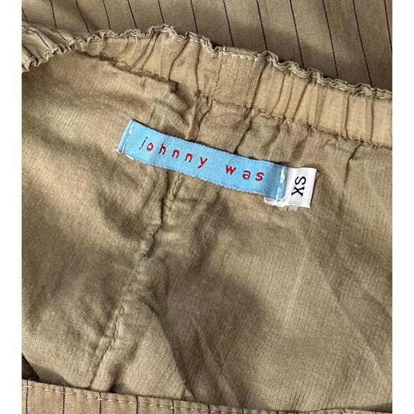 Johnny Was embroidered maxi skirt brown cotton boho USA XS - Picture 3 of 7